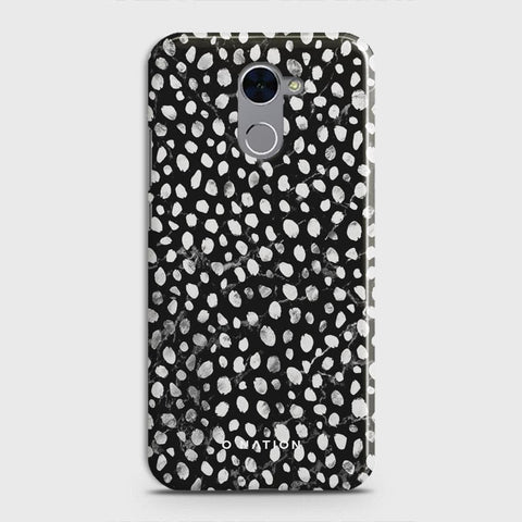 Huawei Y7 Prime 2017 Cover - Bold Dots Series - Matte Finish - Snap On Hard Case with LifeTime Colors Guarantee