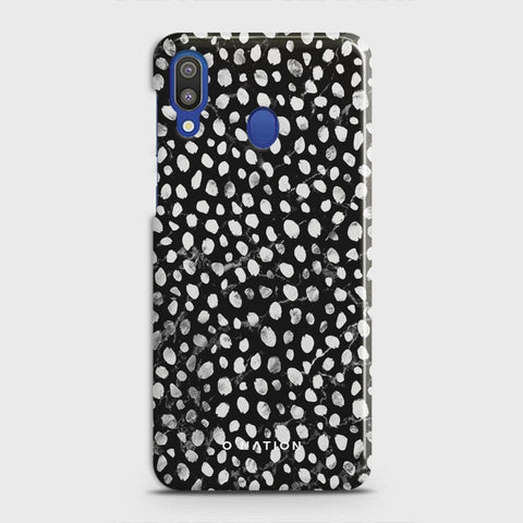 Samsung Galaxy M20 Cover - Bold Dots Series - Matte Finish - Snap On Hard Case with LifeTime Colors Guarantee