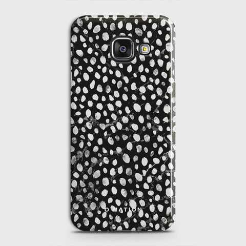 Samsung A310 Cover - Bold Dots Series - Matte Finish - Snap On Hard Case with LifeTime Colors Guarantee