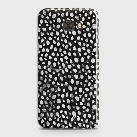 Samsung Galaxy C5 Cover - Bold Dots Series - Matte Finish - Snap On Hard Case with LifeTime Colors Guarantee