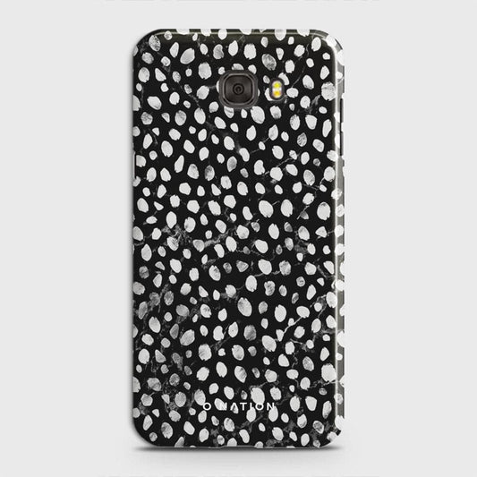 Samsung Galaxy C9 Pro Cover - Bold Dots Series - Matte Finish - Snap On Hard Case with LifeTime Colors Guarantee ( Fast Delivery )