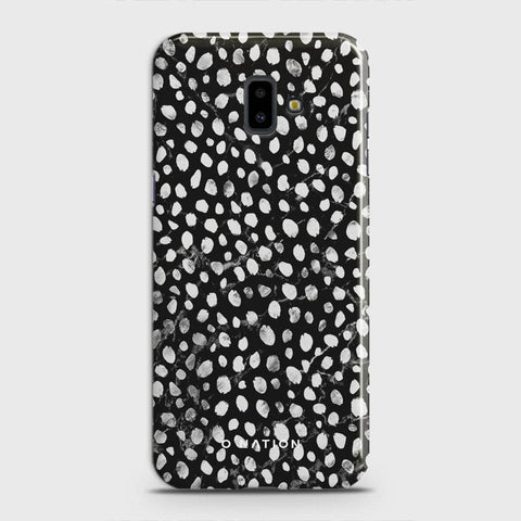 Samsung Galaxy J6 Plus 2018 Cover - Bold Dots Series - Matte Finish - Snap On Hard Case with LifeTime Colors Guarantee