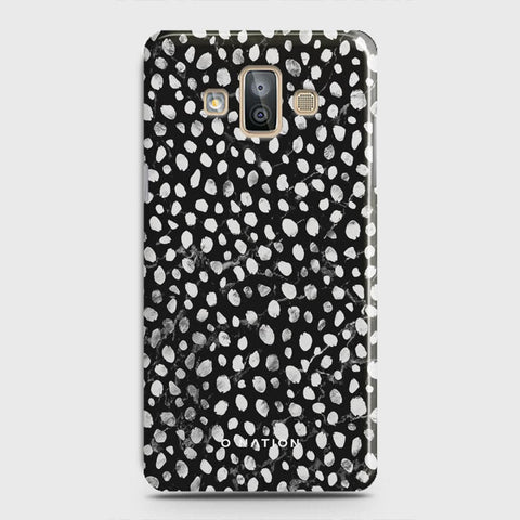 Samsung Galaxy J7 Duo Cover - Bold Dots Series - Matte Finish - Snap On Hard Case with LifeTime Colors Guarantee