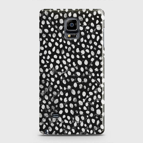 Samsung Galaxy Note 4 Cover - Bold Dots Series - Matte Finish - Snap On Hard Case with LifeTime Colors Guarantee