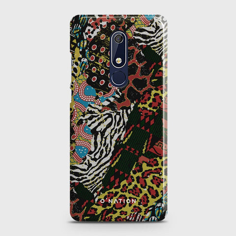 Nokia 5.1 Cover - Bold Dots Series - Matte Finish - Snap On Hard Case with LifeTime Colors Guarantee