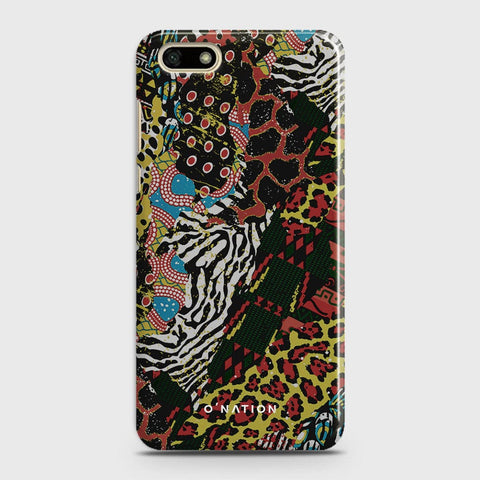 Huawei Y5 Prime 2018 Cover - Bold Dots Series - Matte Finish - Snap On Hard Case with LifeTime Colors Guarantee