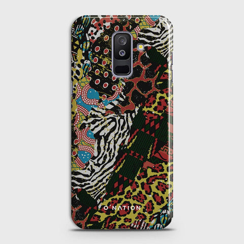 Samsung Galaxy J8 2018 Cover - Bold Dots Series - Matte Finish - Snap On Hard Case with LifeTime Colors Guarantee