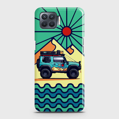 Oppo F17 Cover - Adventure Series - Matte Finish - Snap On Hard Case with LifeTime Colors Guarantee