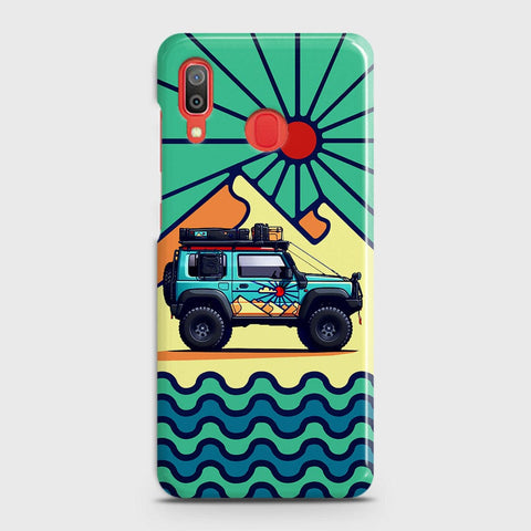 Samsung Galaxy A30 Cover - Adventure Series - Matte Finish - Snap On Hard Case with LifeTime Colors Guarantee