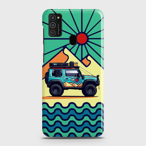 Samsung Galaxy M21 Cover - Adventure Series - Matte Finish - Snap On Hard Case with LifeTime Colors Guarantee