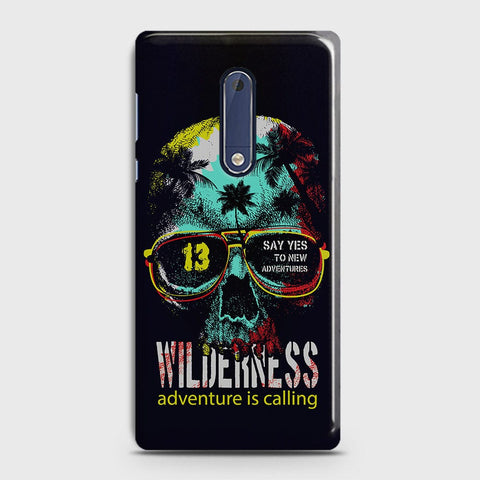 Nokia 5 Cover - Adventure Series - Matte Finish - Snap On Hard Case with LifeTime Colors Guarantee