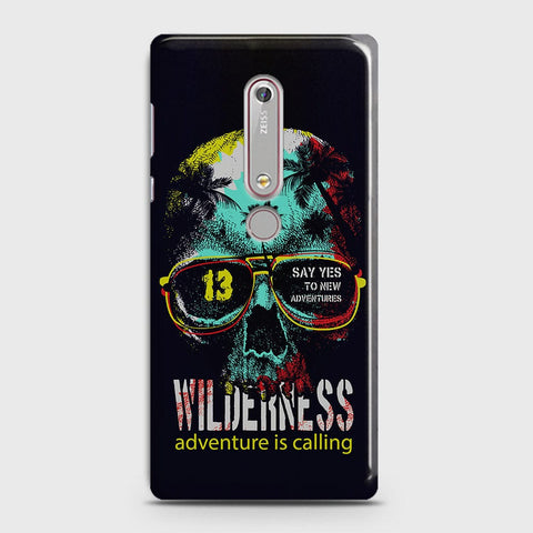 Nokia 6.1 Cover - Adventure Series - Matte Finish - Snap On Hard Case with LifeTime Colors Guarantee