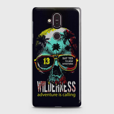 Nokia 8.1 Cover - Adventure Series - Matte Finish - Snap On Hard Case with LifeTime Colors Guarantee