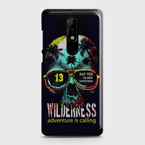 Nokia 5.1 Plus / Nokia X5  Cover - Adventure Series - Matte Finish - Snap On Hard Case with LifeTime Colors Guarantee