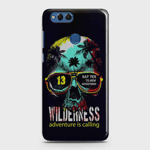 Huawei Honor 7X Cover - Adventure Series - Matte Finish - Snap On Hard Case with LifeTime Colors Guarantee