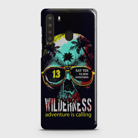 Samsung Galaxy A21 Cover - Adventure Series - Matte Finish - Snap On Hard Case with LifeTime Colors Guarantee