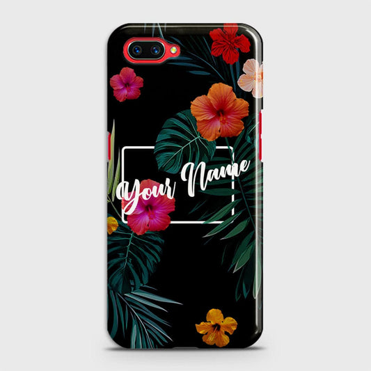 Oppo A3S Cover - Floral Series - Matte Finish - Snap On Hard Case with LifeTime Colors Guarantee