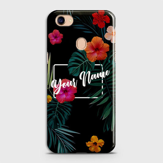 Oppo F7 Cover - Floral Series - Matte Finish - Snap On Hard Case with LifeTime Colors Guarantee