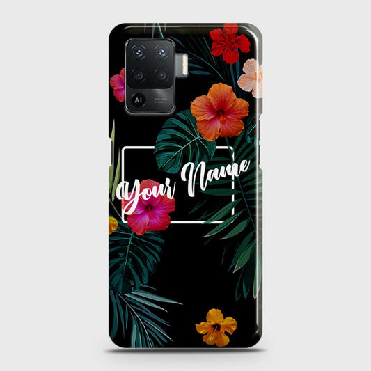 Oppo F19 Pro Cover - Floral Series - Matte Finish - Snap On Hard Case with LifeTime Colors Guarantee