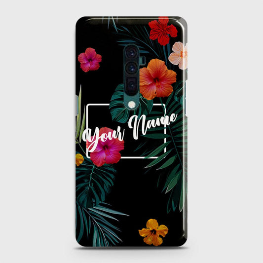 Oppo Reno 10x zoom Cover - Floral Series - Matte Finish - Snap On Hard Case with LifeTime Colors Guarantee