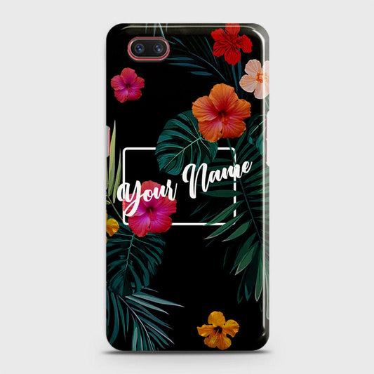 Realme C2 with out flash light hole Cover - Floral Series - Matte Finish - Snap On Hard Case with LifeTime Colors Guarantee