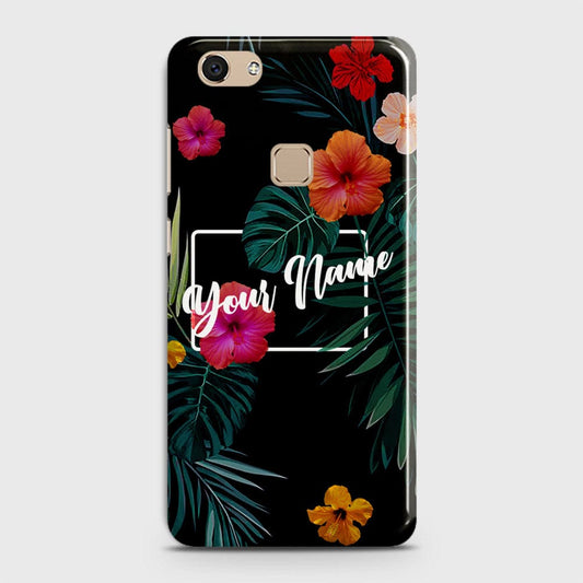 Vivo V7 Cover - Floral Series - Matte Finish - Snap On Hard Case with LifeTime Colors Guarantee