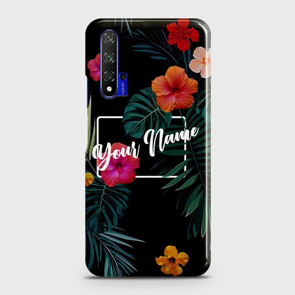 Honor 20 Cover - Floral Series - Matte Finish - Snap On Hard Case with LifeTime Colors Guarantee