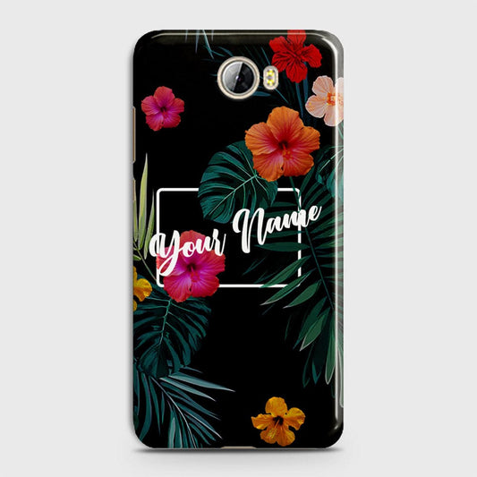 Huawei Y5 II Cover - Floral Series - Matte Finish - Snap On Hard Case with LifeTime Colors Guarantee