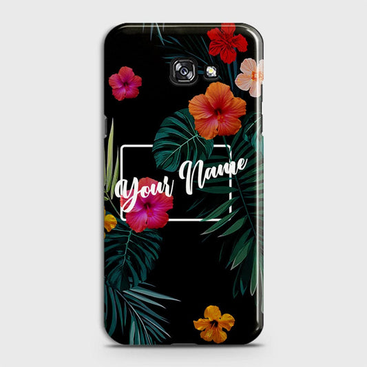 Samsung A3 2017 Cover - Floral Series - Matte Finish - Snap On Hard Case with LifeTime Colors Guarantee