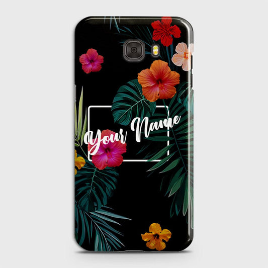 Samsung Galaxy C7 Pro Cover - Floral Series - Matte Finish - Snap On Hard Case with LifeTime Colors Guarantee
