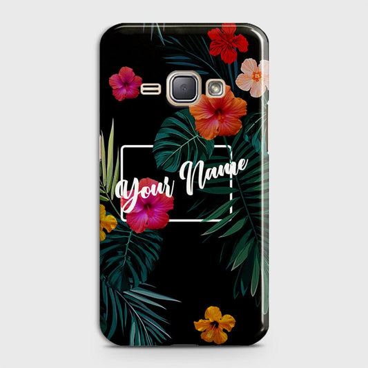 Samsung Galaxy J1 2016 / J120 Cover - Floral Series - Matte Finish - Snap On Hard Case with LifeTime Colors Guarantee