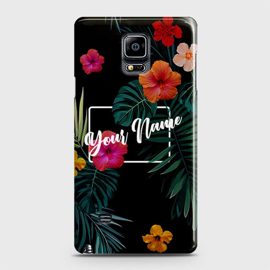Samsung Galaxy Note 4 Cover - Floral Series - Matte Finish - Snap On Hard Case with LifeTime Colors Guarantee