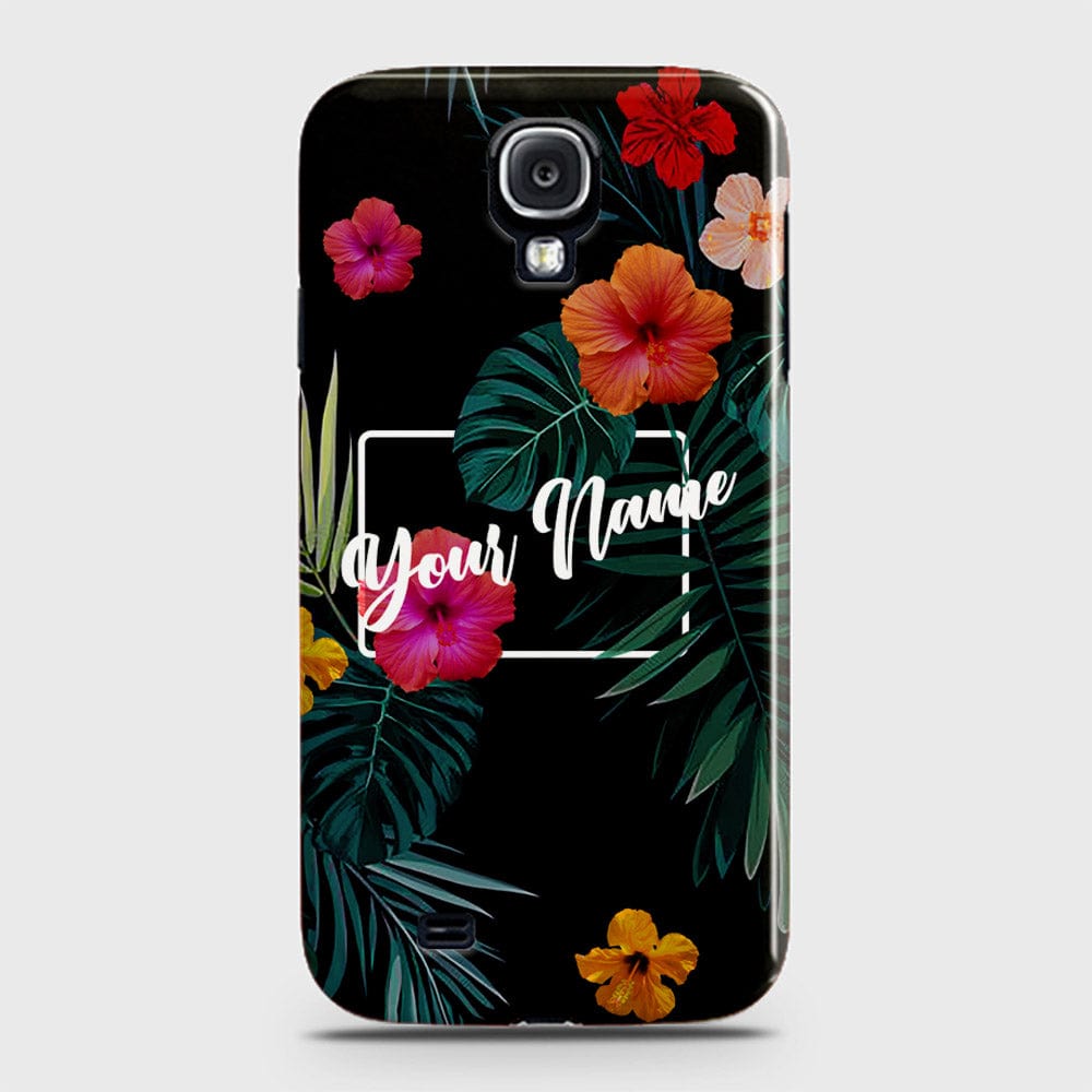 Samsung Galaxy S4 Cover Floral Series Matte Finish Snap On