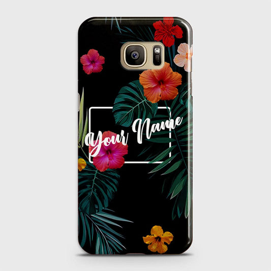 Samsung Galaxy S7 Edge Cover - Floral Series - Matte Finish - Snap On Hard Case with LifeTime Colors Guarantee