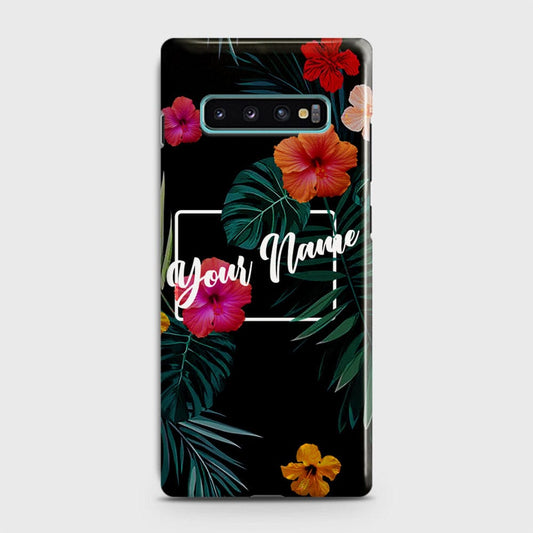 Samsung Galaxy S10 Plus Cover - Floral Series - Matte Finish - Snap On Hard Case with LifeTime Colors Guarantee