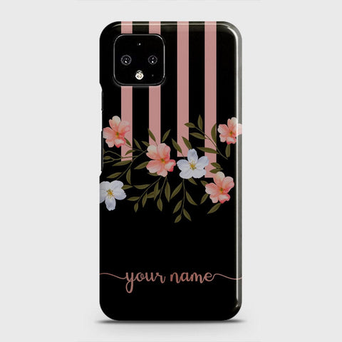 Google Pixel 4 Cover - Floral Series - Matte Finish - Snap On Hard Case with LifeTime Colors Guarantee