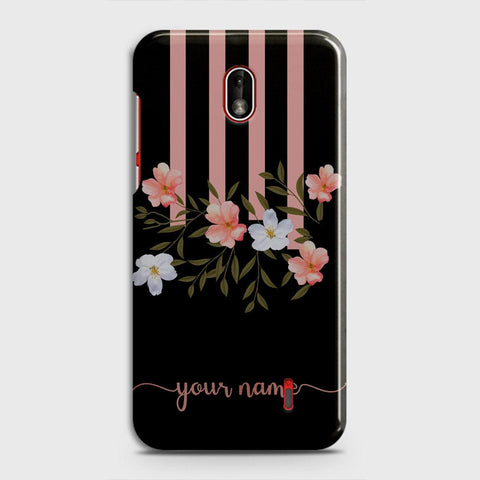 Nokia 1 Plus Cover - Floral Series - Matte Finish - Snap On Hard Case with LifeTime Colors Guarantee