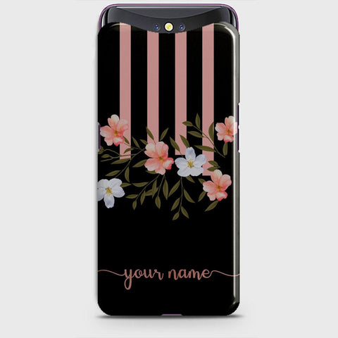 Oppo Find X Cover - Floral Series - Matte Finish - Snap On Hard Case with LifeTime Colors Guarantee