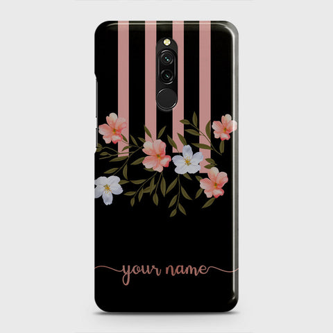 Xiaomi Redmi 8 Cover - Floral Series - Matte Finish - Snap On Hard Case with LifeTime Colors Guarantee