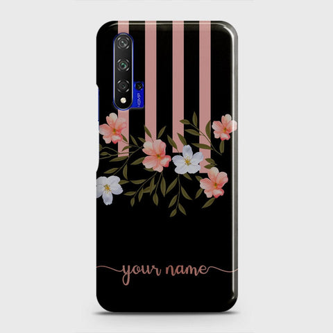 Honor 20 Cover - Floral Series - Matte Finish - Snap On Hard Case with LifeTime Colors Guarantee