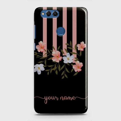 Huawei Honor 7X Cover - Floral Series - Matte Finish - Snap On Hard Case with LifeTime Colors Guarantee