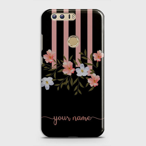 Huawei Honor 8 Cover - Floral Series - Matte Finish - Snap On Hard Case with LifeTime Colors Guarantee