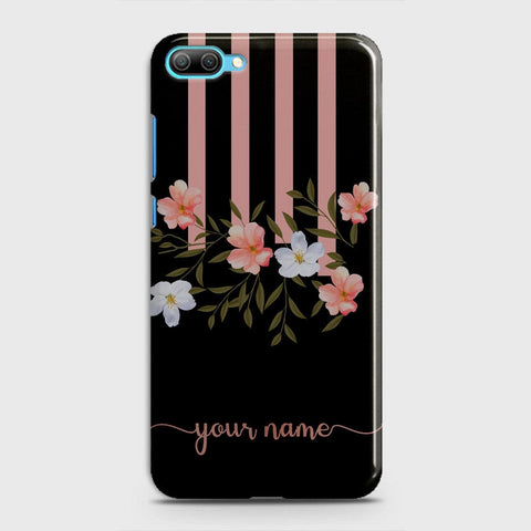 Huawei Honor 10 Lite Cover - Floral Series - Matte Finish - Snap On Hard Case with LifeTime Colors Guarantee