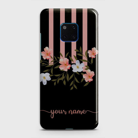 Huawei Mate 20 Pro Cover - Floral Series - Matte Finish - Snap On Hard Case with LifeTime Colors Guarantee