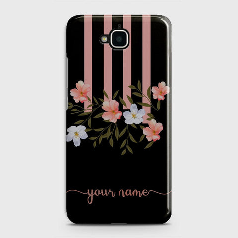 Huawei Y6 Pro 2015 Cover - Floral Series - Matte Finish - Snap On Hard Case with LifeTime Colors Guarantee