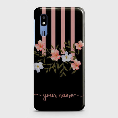 Samsung Galaxy A2 Core Cover - Floral Series - Matte Finish - Snap On Hard Case with LifeTime Colors Guarantee