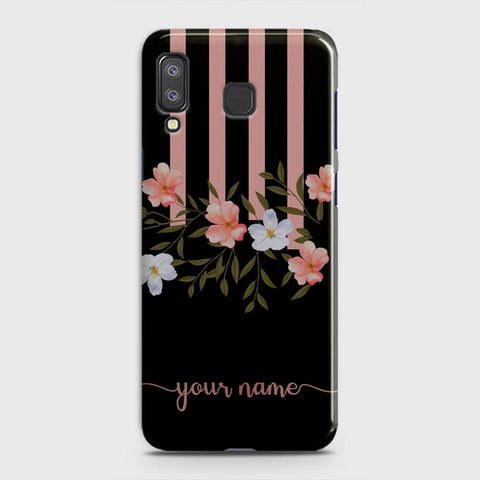 Samsung A8 Star Cover - Floral Series - Matte Finish - Snap On Hard Case with LifeTime Colors Guarantee
