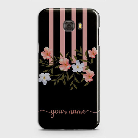 Samsung Galaxy C5 Cover - Floral Series - Matte Finish - Snap On Hard Case with LifeTime Colors Guarantee