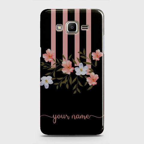 Samsung Galaxy J2 Prime Cover - Floral Series - Matte Finish - Snap On Hard Case with LifeTime Colors Guarantee