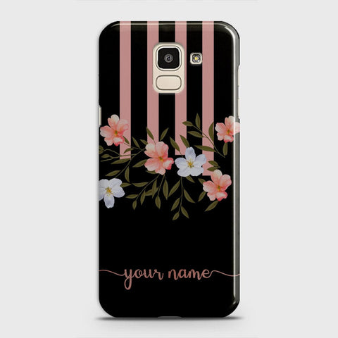 Samsung Galaxy J6 2018 Cover - Floral Series - Matte Finish - Snap On Hard Case with LifeTime Colors Guarantee